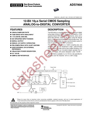 ADS7808U datasheet  